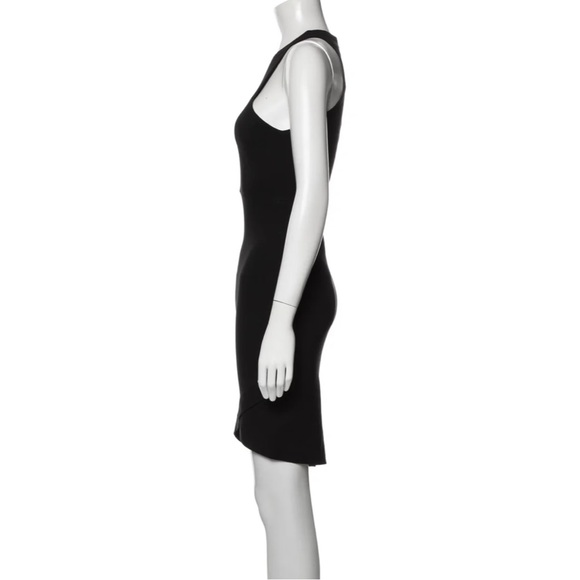 Helmut Lang Sheath Dress w/ Asymmetrical Hem - Picture 2 of 6
